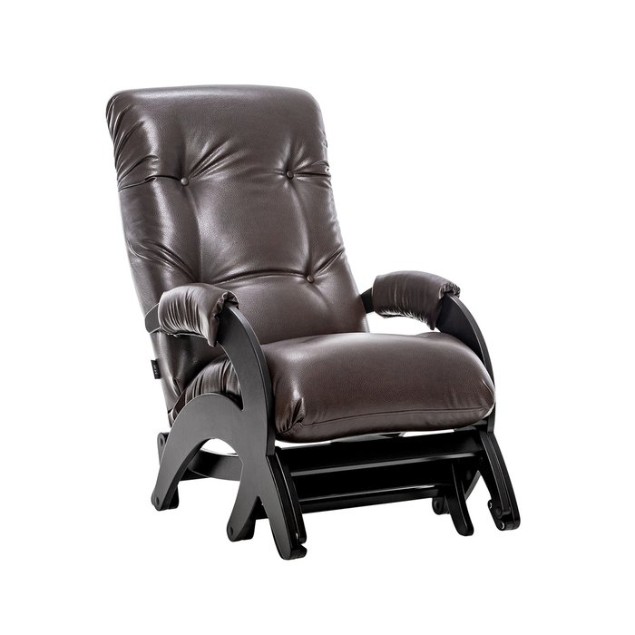Кресло-глайдер Старк коричневого цвета - лучшие Интерьерные кресла в INMYROOM