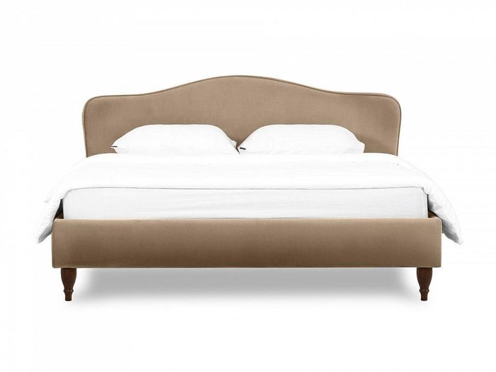 Кровать Queen Elizabeth L 160х200 коричневого цвета - лучшие Кровати для спальни в INMYROOM