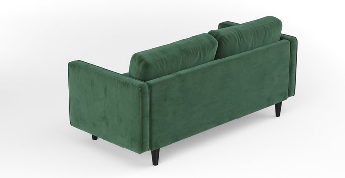 Трехместный диван SCOTT ST зеленый - лучшие Прямые диваны в INMYROOM
