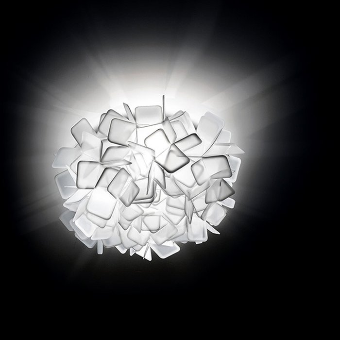 Настенный/Потолочный светильник "CLIZIA WHITE"  Slamp - купить Бра и настенные светильники по цене 15700