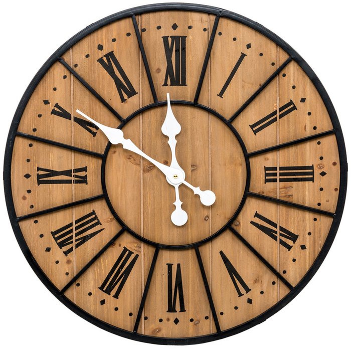 Настенные часы Де-Вилль из дерева