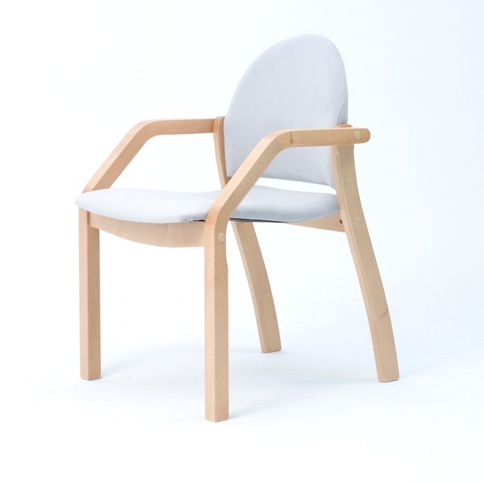 Стул Джуно 2.0 бежево-серого цвета - лучшие Обеденные стулья в INMYROOM