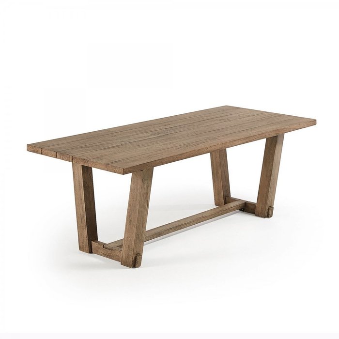 Обеденный стол Кomet из массива тикового дерева - купить Садовые столы по цене 148990.0