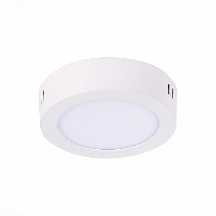 Светильник настенно-потолочный Белый LED 1*6W 4000K 370Lm Ra80 120° IP20 D110xH28 90-265V NUBES - купить Бра и настенные светильники по цене 530.0