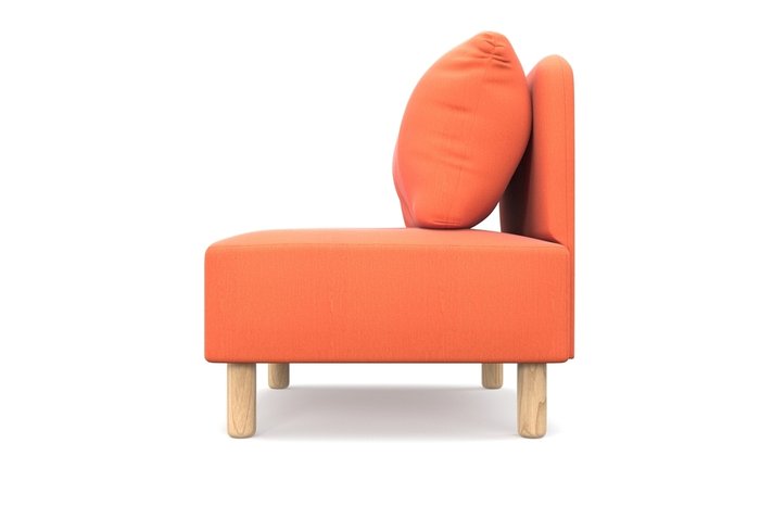 Кресло Свельд оранжевого цвета - лучшие Интерьерные кресла в INMYROOM