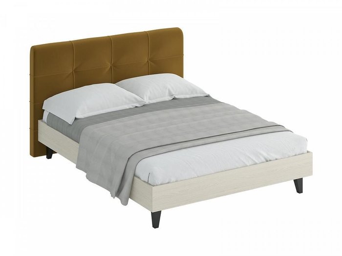 Кровать Queen Anna с изголовьем коричневог цвета 160х200