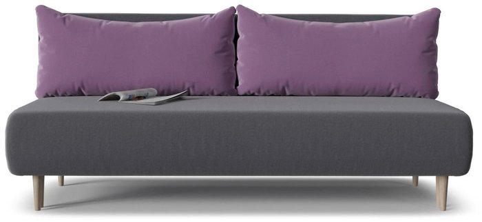 Диван-кровать Mille Smail серого цвета - купить Прямые диваны по цене 27758.0
