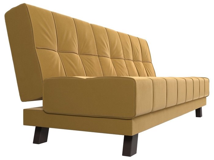 Прямой диван-кровать Винсент желтого цвета - лучшие Прямые диваны в INMYROOM