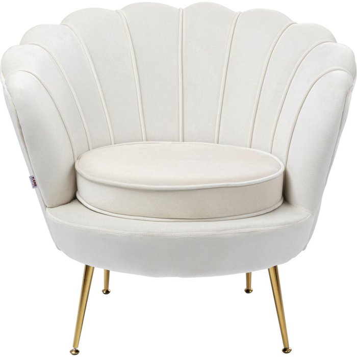 Кресло Water liliy светло-бежевого цвета - купить Интерьерные кресла по цене 54900.0