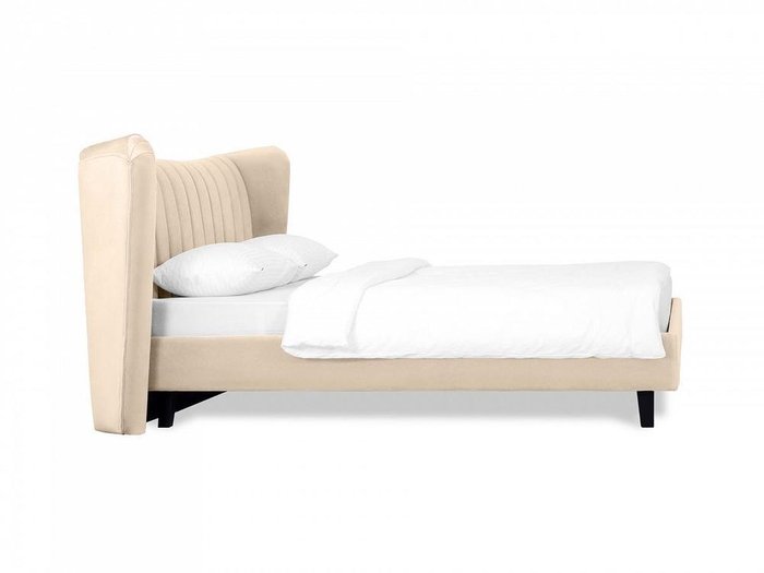 Кровать Queen II Agata L 160х200 бежевого цвета - лучшие Кровати для спальни в INMYROOM