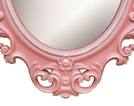 Настенное зеркало Лока Розовый перламутр серебро - купить Настенные зеркала по цене 17500.0
