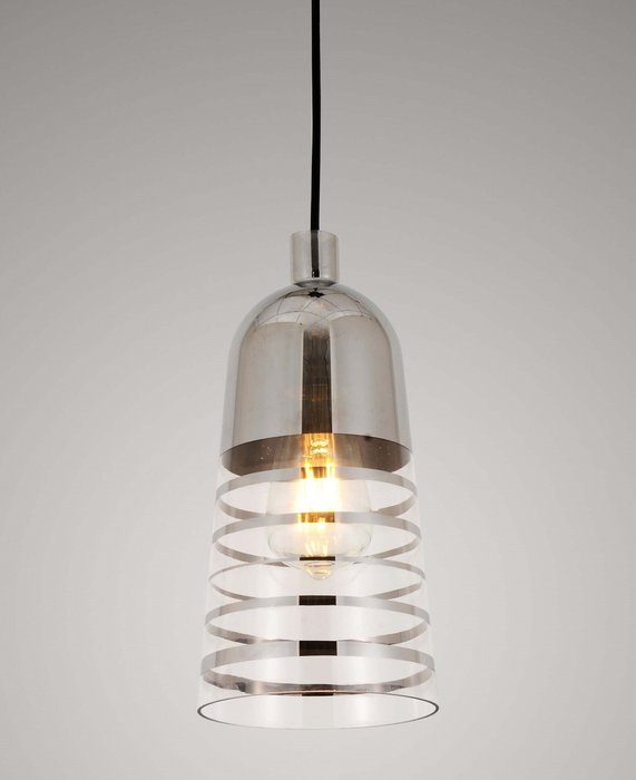 Подвесной светильник Etrica цвета хром - лучшие Подвесные светильники в INMYROOM