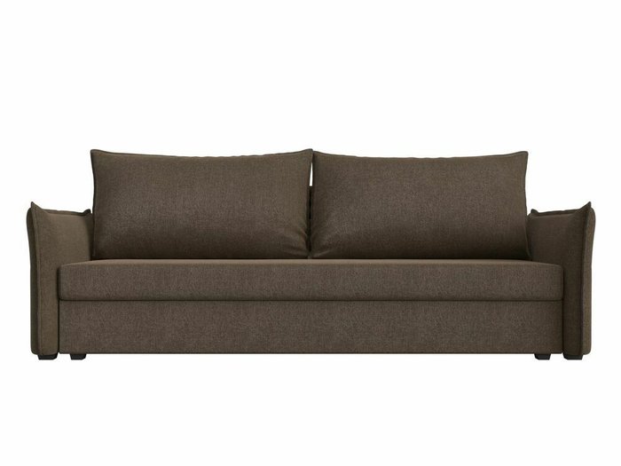 Диван-кровать Лига 004 коричневого цвета - купить Прямые диваны по цене 29999.0