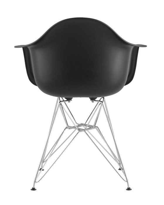 Стул с подколотниками черного цвета - лучшие Обеденные стулья в INMYROOM