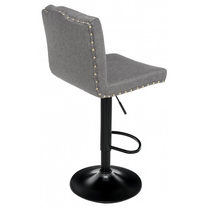 Барный стул Crown grey fabric серого цвета - лучшие Барные стулья в INMYROOM