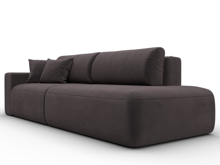 Диван-кровать Лига 036 Модерн коричневого цвета с левым подлокотником - лучшие Прямые диваны в INMYROOM Диван-кровать Лига 036 Модерн коричневого цвета с левым подлокотником - лучшие Прямые диваны в INMYROOM