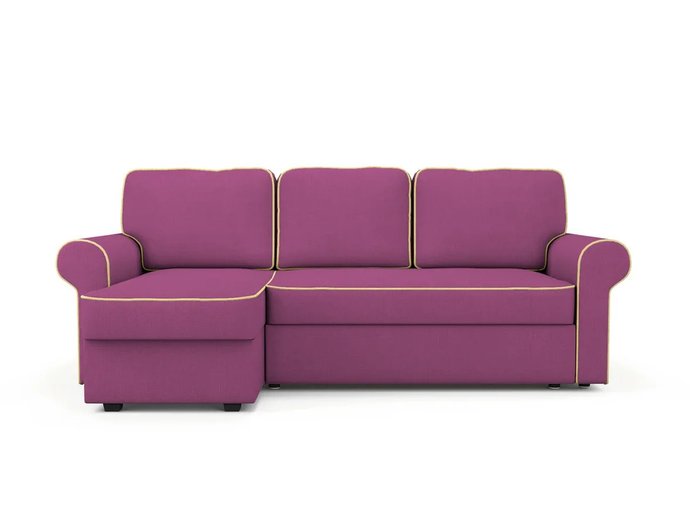 Угловой Диван-кровать Tulon левый пурпурного цвета