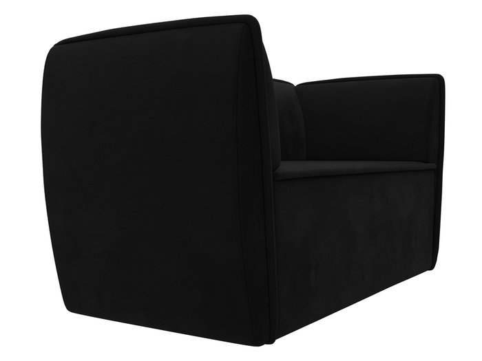 Прямой диван Бергамо черного цвета - лучшие Прямые диваны в INMYROOM