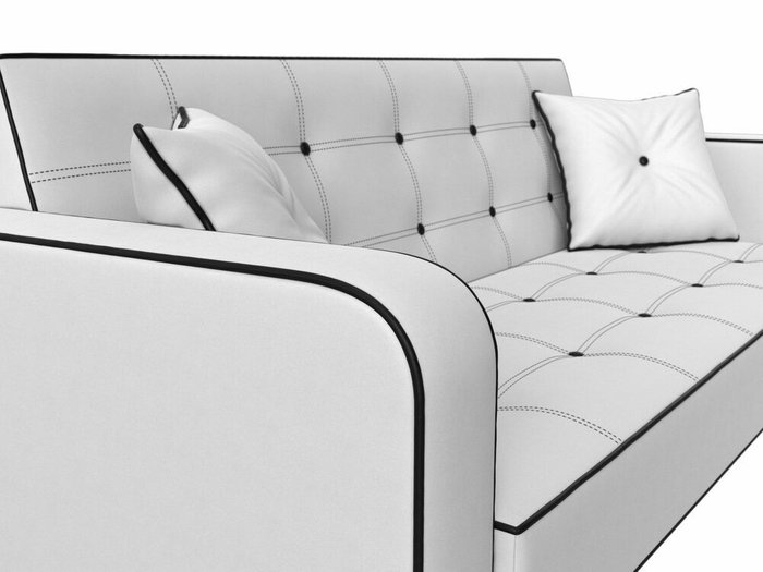 Диван-кровать Тур белого цвета (экокожа) - лучшие Прямые диваны в INMYROOM