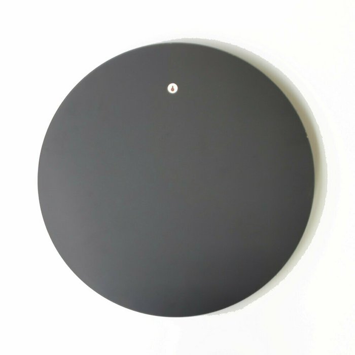 Настенное зеркало диаметр 60 в раме черного цвета - лучшие Настенные зеркала в INMYROOM