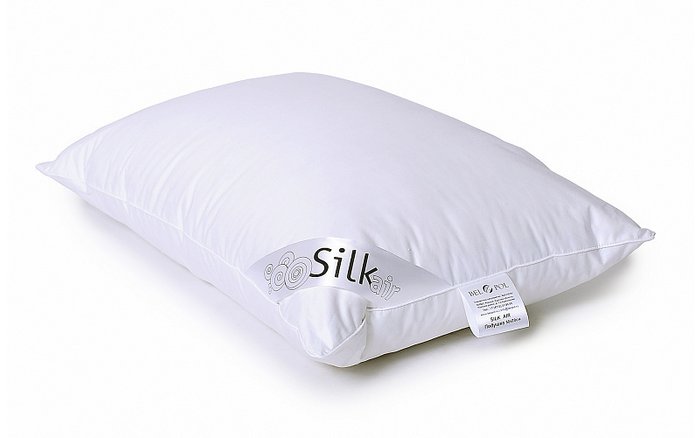 Подушка Silk Air 50x70 с чехлом из сатина