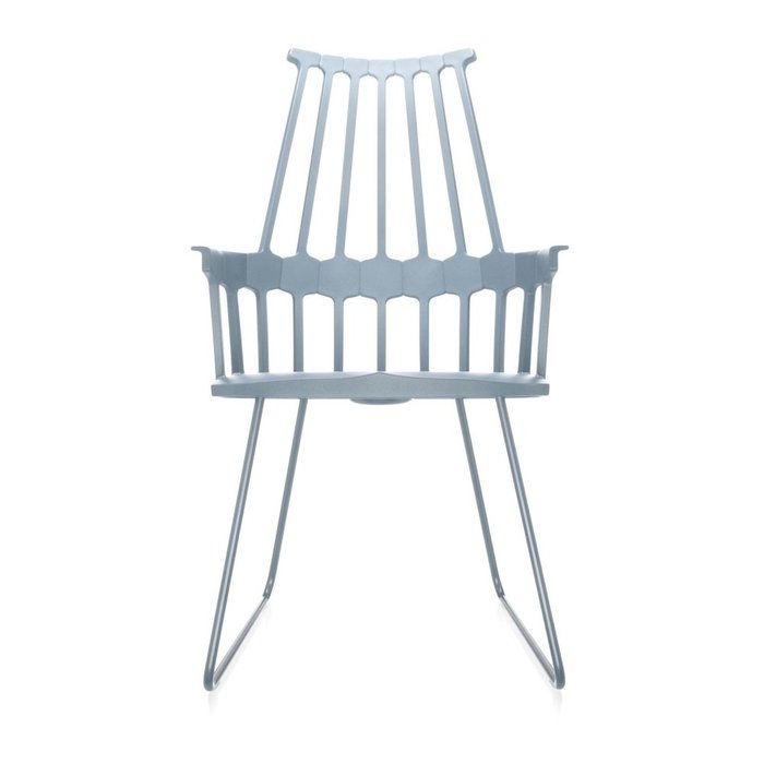 Кресло Comback голубого цвета - купить Обеденные стулья по цене 51030.0