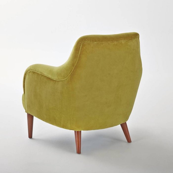 Кресло из велюра Lipstick желтого цвета - лучшие Интерьерные кресла в INMYROOM