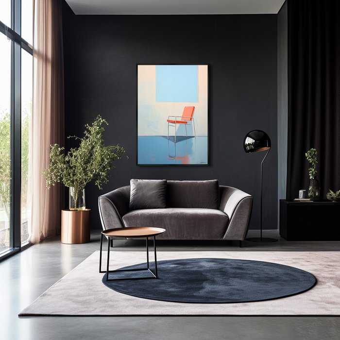 Репродукция картины Chair collection, Pure and simple, No 1, 2024г. - лучшие Картины в INMYROOM