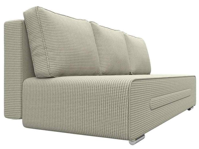 Прямой диван-кровать Приам серо-бежевого цвета - лучшие Прямые диваны в INMYROOM