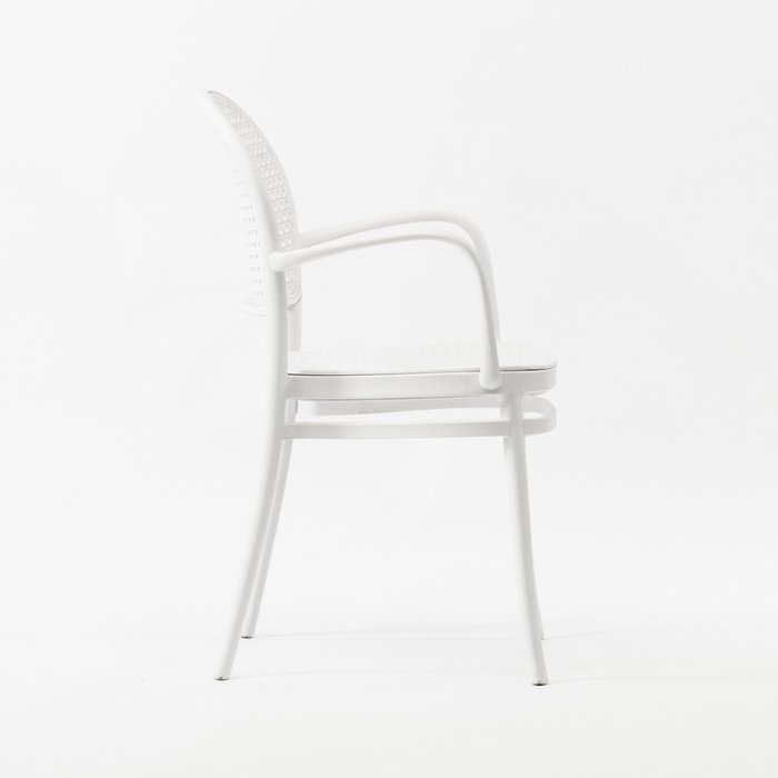 Стул Довиль белого цвета - лучшие Садовые стулья в INMYROOM