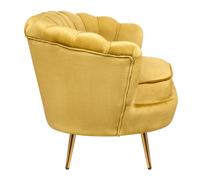 Диван Pearl желтого цвета - лучшие Прямые диваны в INMYROOM