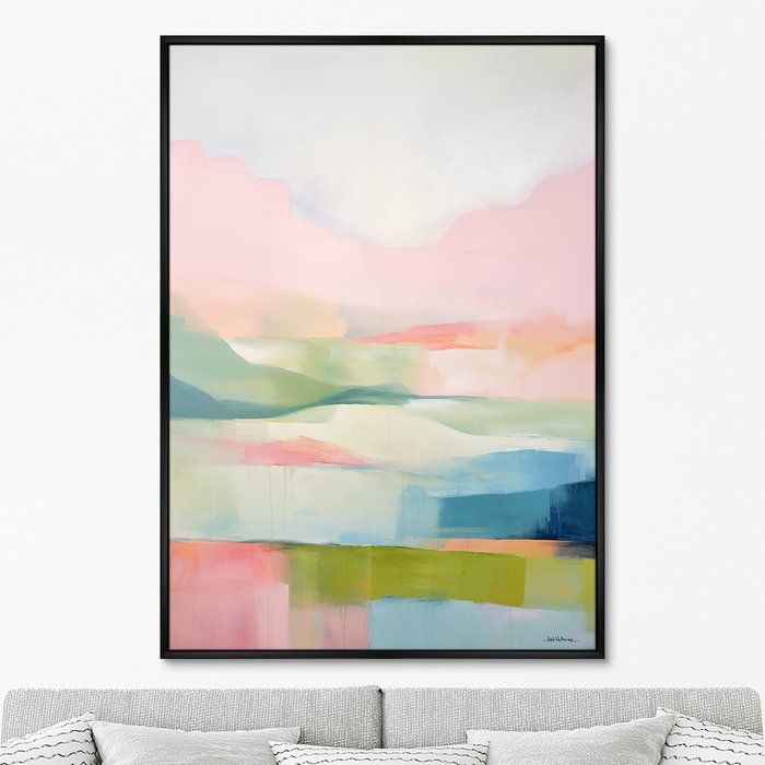 Репродукция картины Landscape collection, In pastel tone, No 2, 2024г. - купить Картины по цене 24999.0