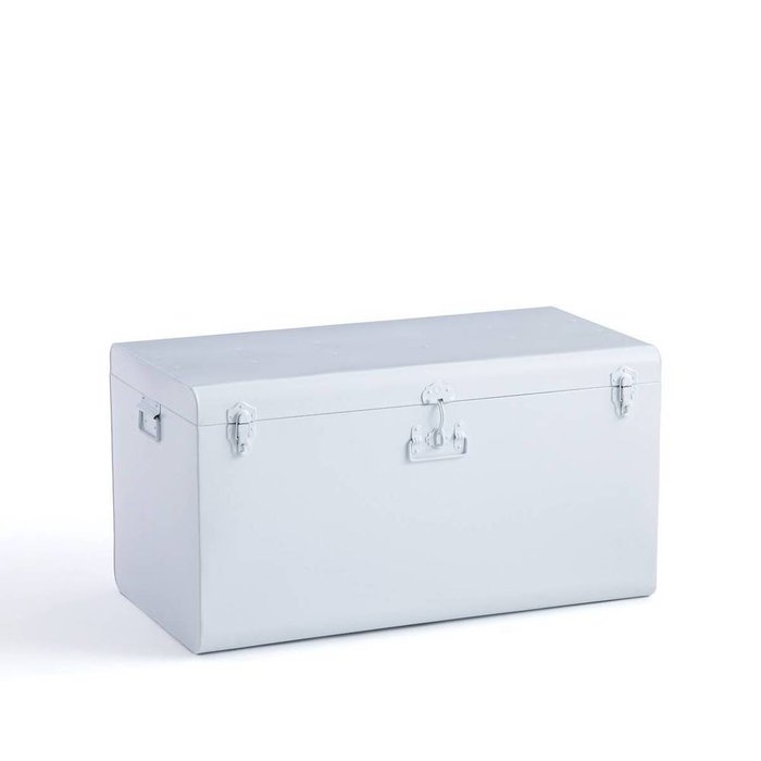 Сундук-ящик из металла Masa белого цвета - купить Сундуки по цене 17218.0