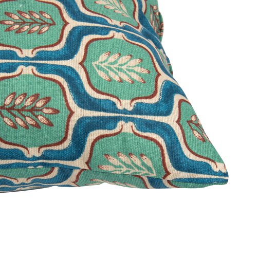 Декоративная подушка Радушная хозяйка зеленого цвета - купить Декоративные подушки по цене 497.0