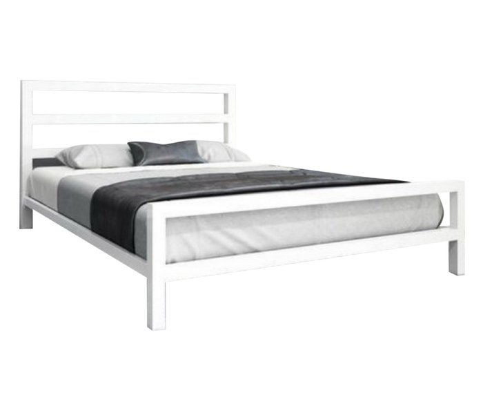 Кровать Аристо 140х200 белого цвета - купить Кровати для спальни по цене 30990.0