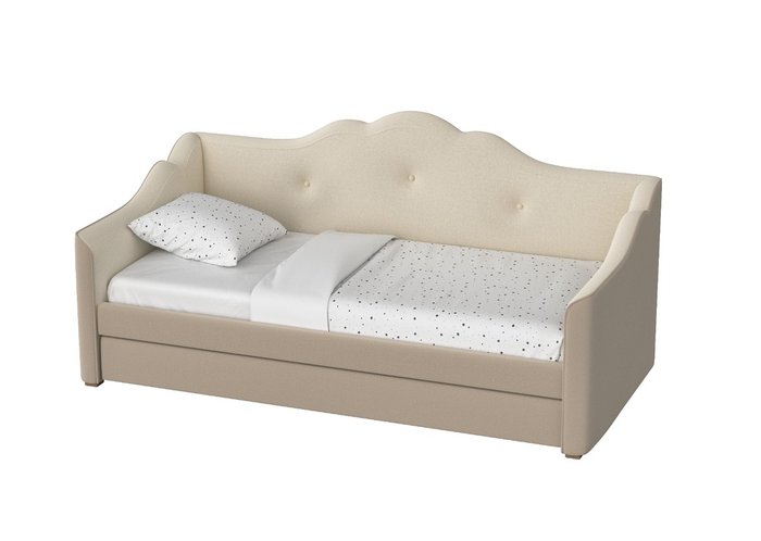 Кровать-диван Elle 90х200 бежевого цвета - купить Кровати для спальни по цене 80900.0