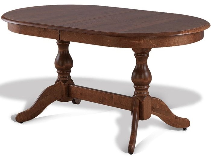 Стол раскладной Гранд темно-коричневого цвета - купить Обеденные столы по цене 57219.0