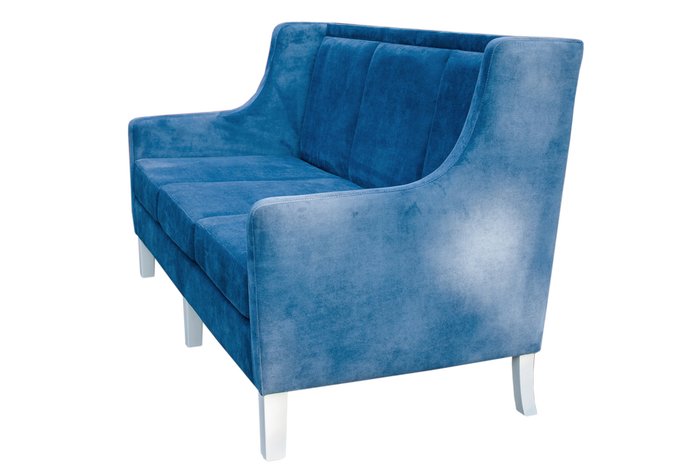 Прямой диван Cade синего цвета - купить Прямые диваны по цене 42920.0