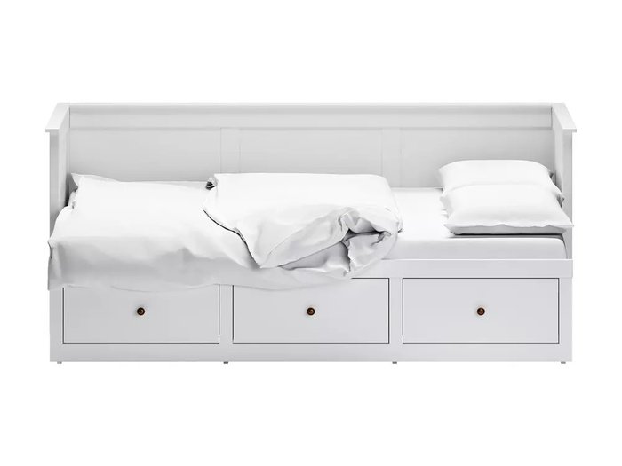 Кровать-кушетка Reina 80х200 белого цвета - лучшие Кровати для спальни в INMYROOM