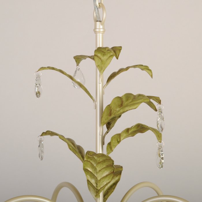 Подвесная люстра L.6502-5CREAM (стекло, цвет кремовый) - купить Подвесные люстры по цене 15718.0 Подвесная люстра L.6502-5CREAM (стекло, цвет кремовый) - купить Подвесные люстры по цене 15718.0