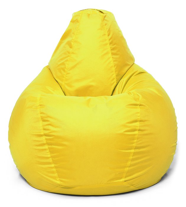 Кресло мешок Груша oxford желтого цвета L  - купить Бескаркасная мебель по цене 2558.0