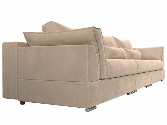 Прямой диван-кровать Пекин Long бежевого цвета - лучшие Прямые диваны в INMYROOM