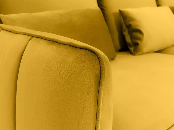 Диван Amsterdam желтого цвета - лучшие Прямые диваны в INMYROOM