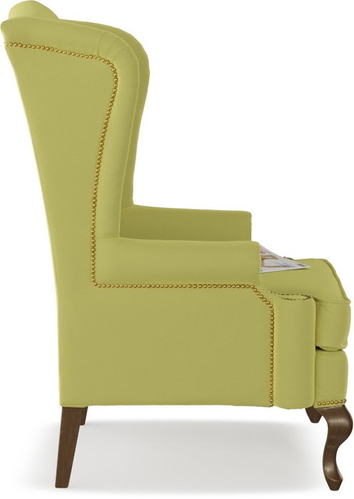 Кресло английское Биг Бен Green с ушками - лучшие Интерьерные кресла в INMYROOM