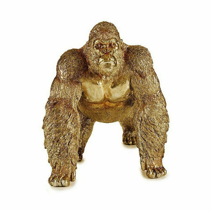 Декоративная фигура Горилла Позолоченный 20 x 27,5 x 34 cm (2 штук) - купить Фигуры и статуэтки по цене 9219.0