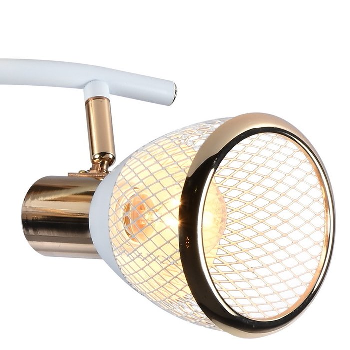 Спот 05967-0.8-02 WH+FGD (металл, цвет белый) - лучшие Накладные споты в INMYROOM Спот 05967-0.8-02 WH+FGD (металл, цвет белый) - лучшие Накладные споты в INMYROOM