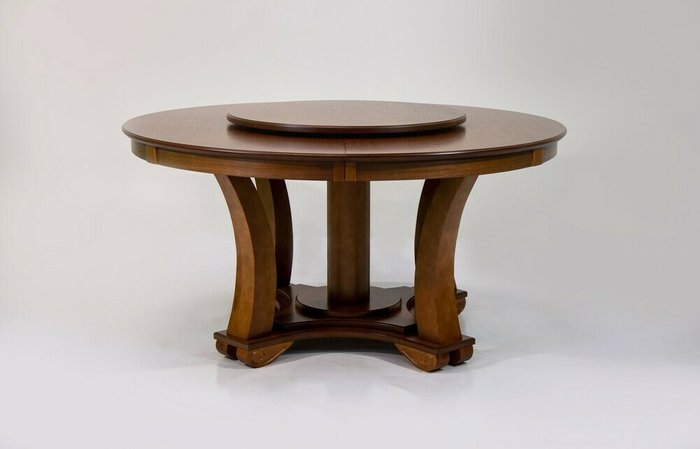 Обеденный стол Раунд коричневого цвета - купить Обеденные столы по цене 89000.0