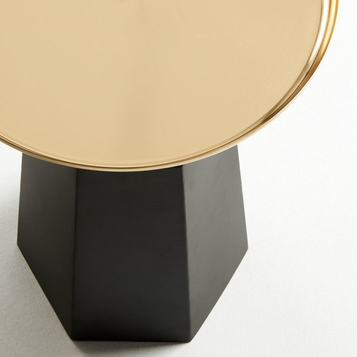 Столик приставной Plamp с золотой столешницей - купить Журнальные столики по цене 27990.0