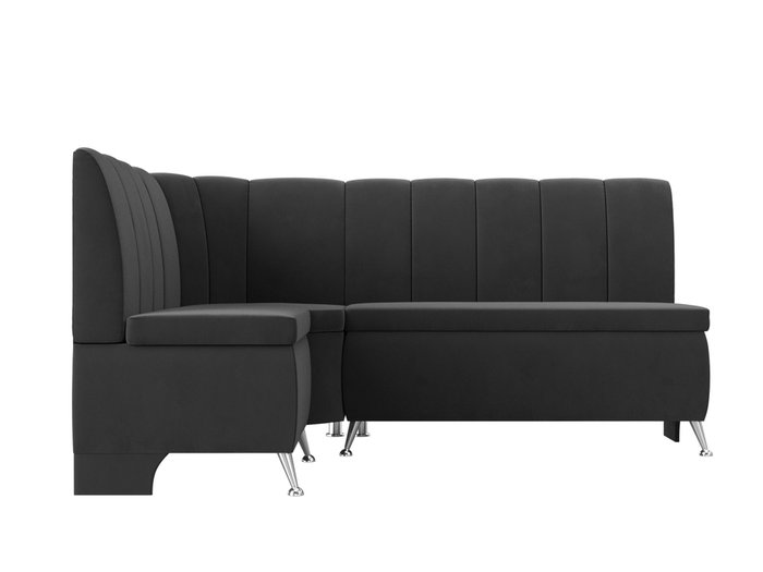 Кухонный угловой диван Кантри серого цвета левый угол - купить Угловые диваны по цене 37999.0