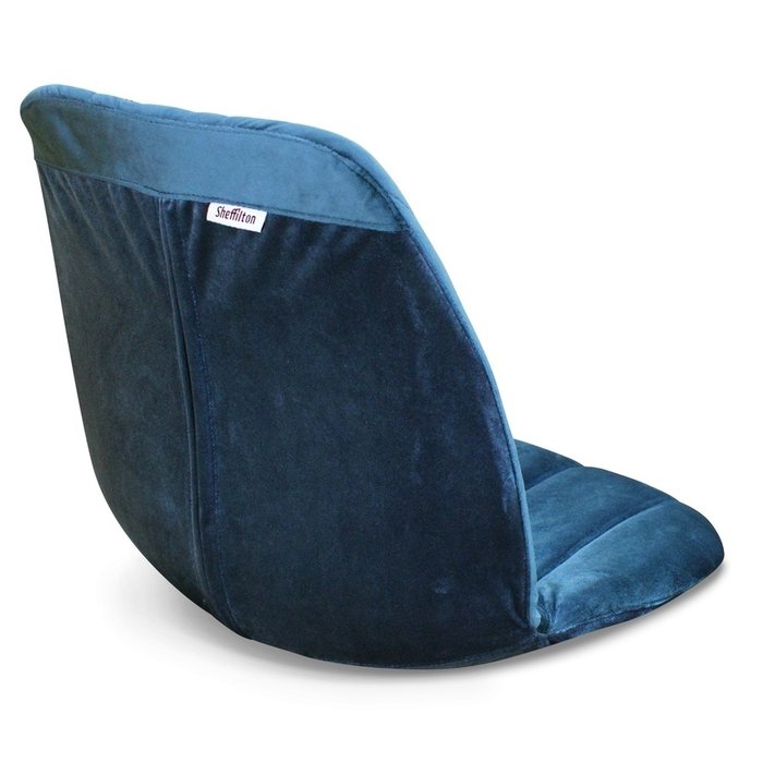 Стул полубарный Megrez синего цвета - лучшие Барные стулья в INMYROOM